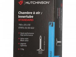 Chambre Ã  air Hutchinson Standard 700Cx25/30 Presta 48mm (noir)