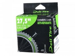 Chambre Ã  air VTT Deli 27.5x2.10-2.40 valve Presta (40 mm) avec liqui