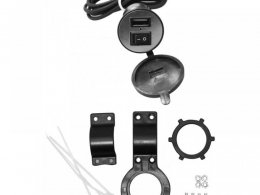 Chargeur USB Ã©tanche 12v 2A avec interrupteur + fixation