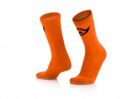 Chaussettes Acerbis en coton orange fluo