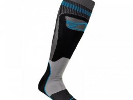 Chaussettes Alpinestars Mx Plus-1 noir/cyan