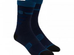 Chaussettes hautes 100% Advocate Performance bleu