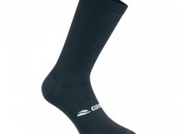 Chaussettes hautes vÃ©lo Ã©tÃ© Gist Light noir