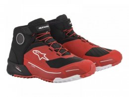 Chaussures moto Alpinestars CR-X DrystarÂ® rouge/noir