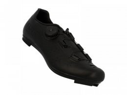 Chaussures vÃ©lo de route FLR Pro F22 serrage molette carbone noir