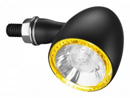 Clignotant LED Kellermann Bullet 1000 PL noir avec veilleuse jaune