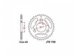 Couronne JT Sprockets Acier pas 420 28 dents