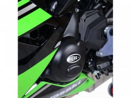 Couvre carter dâalternateur R&G Racing noir Kawasaki Z650 17-18