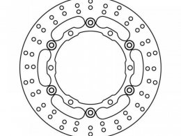 Disque de frein flottant avant TRW MSW268 Ã267 mm