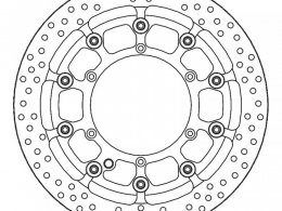 Disque de frein flottant Moto Master Supermoto Racing Halo KTM 125 EXC