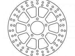 Disque de frein TRW MST409 Ã260 mm