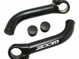 Embout de cintre vÃ©lo Zoom noir (paire)