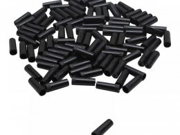 Embouts de dÃ©railleur Transfil 4mm plastique noir (100 piÃ¨ces)