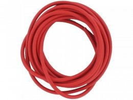 Fil de bougie rouge racing 6mm PVC 5m