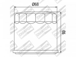 Filtre Ã  huile Champion COF038