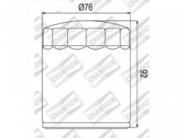 Filtre Ã  huile Champion COF070C