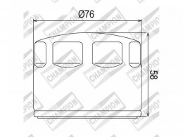 Filtre Ã  huile Champion COF465