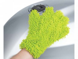 Gant microfibre Oxford Noodle Wash Glove vert