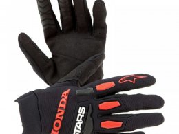 Gants cross Alpinestars Full Bore black/bright red