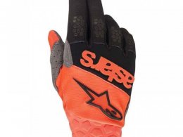 Gants cross Alpinestars Racefend orange fluo/noir