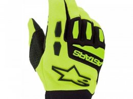 Gants cross enfant Alpinestars Youth & Kid Full Bore jaune fluo/noir-