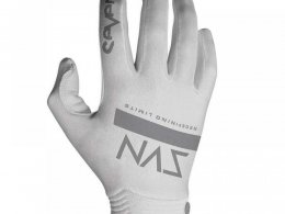 Gants cross Seven Zero Contour blanc/gris