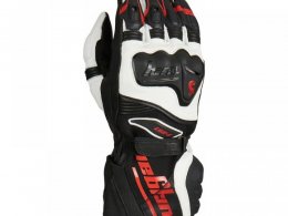 Gants cuir Furygan F-RS1 noir/rouge/blanc