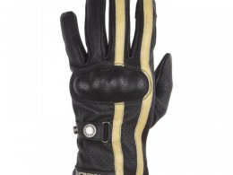 Gants cuir Helstons Eagle Air noir/beige