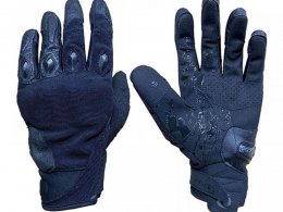 Gants cuir/textile Trendy GT535 noir