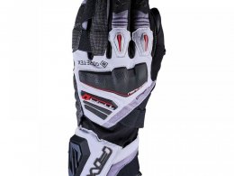 Gants textile/cuir Five TFX1 GTX gris/gris/rouge