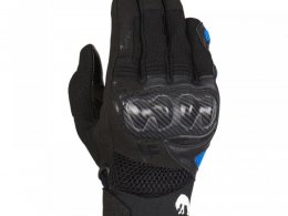 Gants textile/cuir Furygan Galax noir/bleu