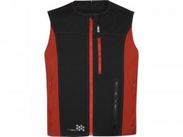 Gilet chauffant sans manche Keis V501 noir/rouge