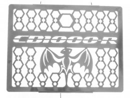 Grille de radiateur Brazoline inox dÃ©co chauve-souris Honda CB 1000 R