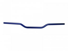 Guidon TRW Superbike aluminium bleu Ã22mm