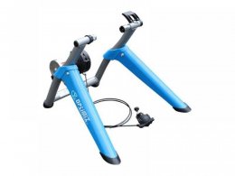 Home-trainer magnÃ©tique Optimiz pliable bleu/blanc