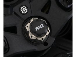 Insert Ã©crou de direction R&G Racing noir Kawasaki Ninja H2 SX 18-20