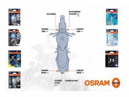 Kit Ampoule Osram Honda XL 125 V Varadero 01-17