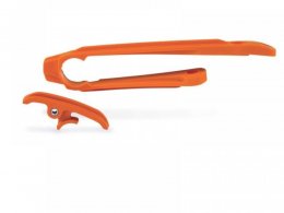 Kit patin de chaÃ®ne Acerbis KTM EXC/EXCF 12-16 Orange Brillant