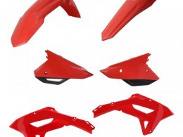 Kit plastique Acerbis Honda CRF 450RX 21-22 rouge/Noir Brillant