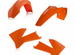 Kit plastique Acerbis KTM 125/200/250/300 EXC 05-07 Orange Brillant