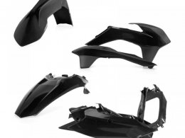 Kit plastique Acerbis KTM 125/200/250/300 EXC 14-16 Noir Brillant