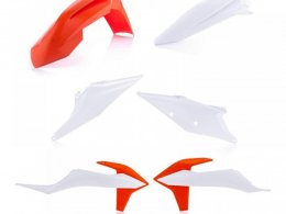 Kit plastique Acerbis KTM 125 SX 19-22 blanc2/orange2 (couleur origine