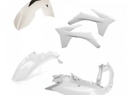 Kit plastique Acerbis KTM 400/530/450/500 EXCF 12-13 Blanc Brillant
