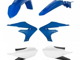 Kit plastique Acerbis Yamaha 450 YZ-F 19-20 Blanc/Bleu Brillant