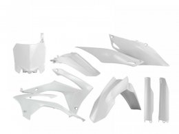 Kit plastique complet Acerbis Honda CRF 450R 13-16 Blanc Brillant