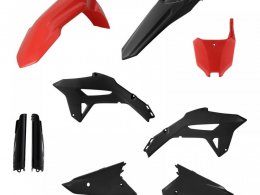 Kit plastique complet Acerbis Honda CRF 450R 21-23 rouge/Noir Brillant