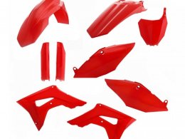 Kit plastique complet Acerbis Honda CRF 450R/RX 2017 rouge Brillant