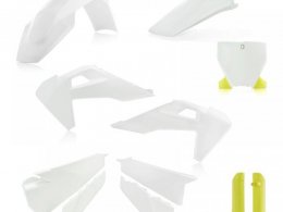 Kit plastique complet Acerbis Husqvarna 250 FC 19-22 Blanc/Jaune Brill