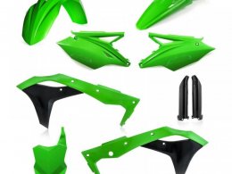 Kit plastique complet Acerbis Kawasaki 250 KX 2020 Noir/Vert Brillant