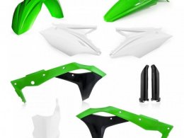 Kit plastique complet Acerbis Kawasaki 250 KX-F 2018 Vert/Blanc/Noir B